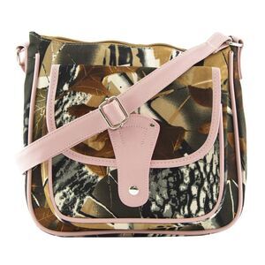 Woodland Creek Pink and Camouflage Crossbody Handbag